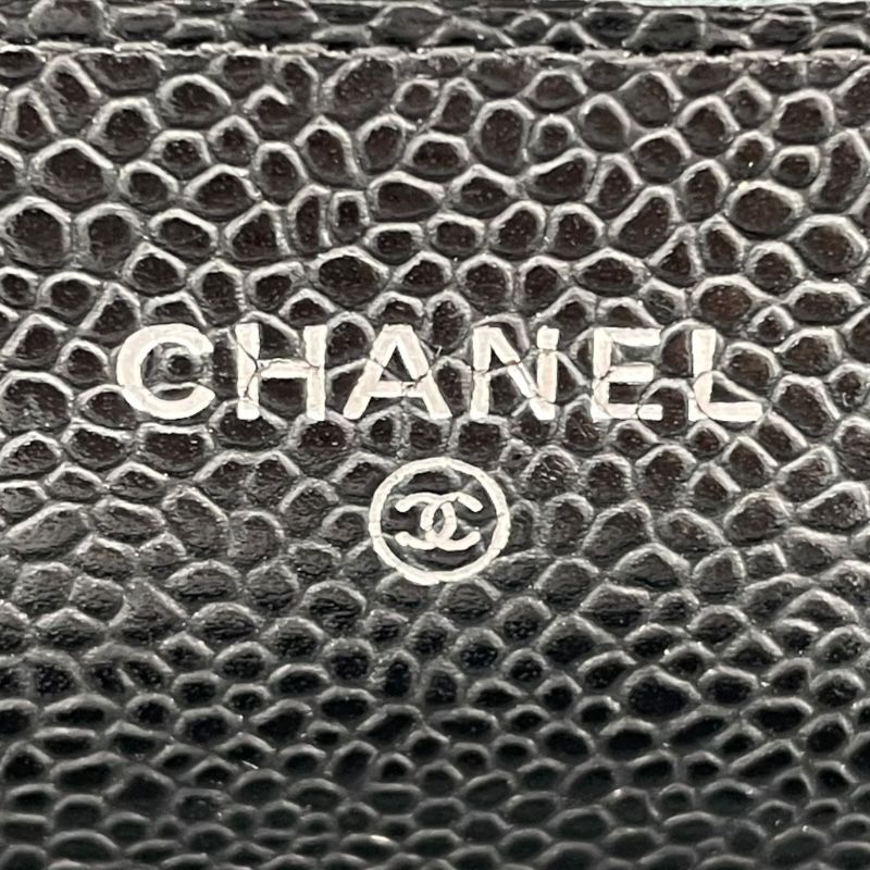 CHANEL Matelassé Chain Shoulder Bag AP0250 - Black Caviar Skin