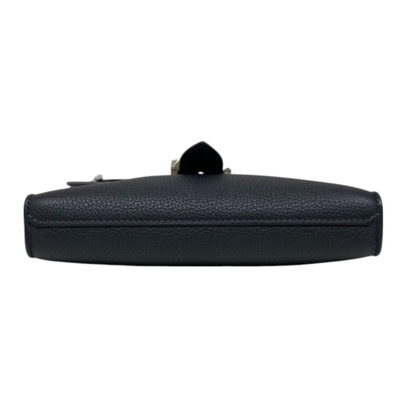 HERMES Sac à Dépêches 21 in Cabane with Silver Hardware