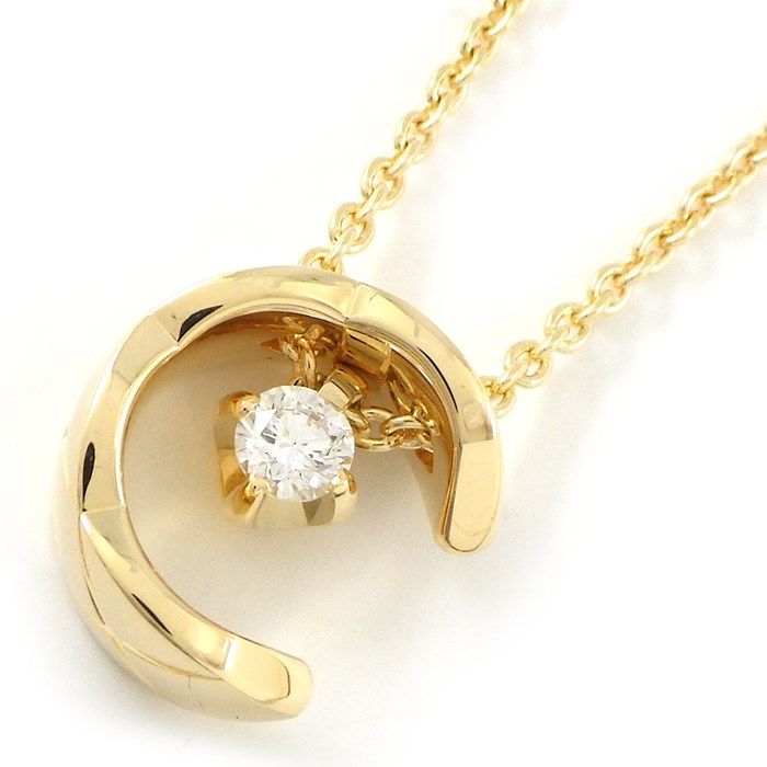 CHANEL Coco Crush Necklace with Diamonds in 18K Yellow Gold