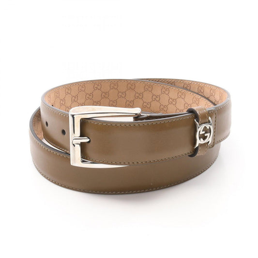 GUCCI GG Monogram Vitero Classico Leather Belt - Timeless Elegance
