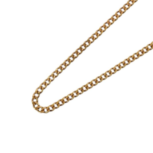 Exquisite 750YG Gold Figaro Necklace - Unisex Luxury Jewelry