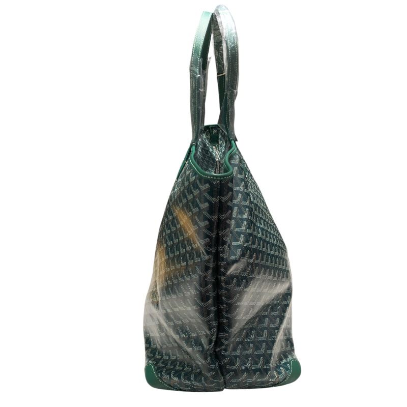 GOYARD Artois GM Green PVC & Leather Unisex Tote Bag