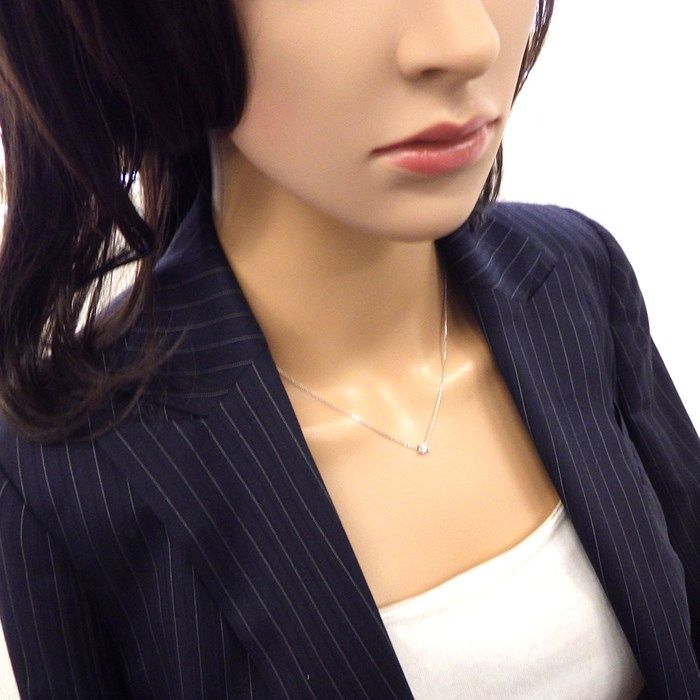 Cartier C de Setting Solitaire Necklace with 0.18ct Diamond