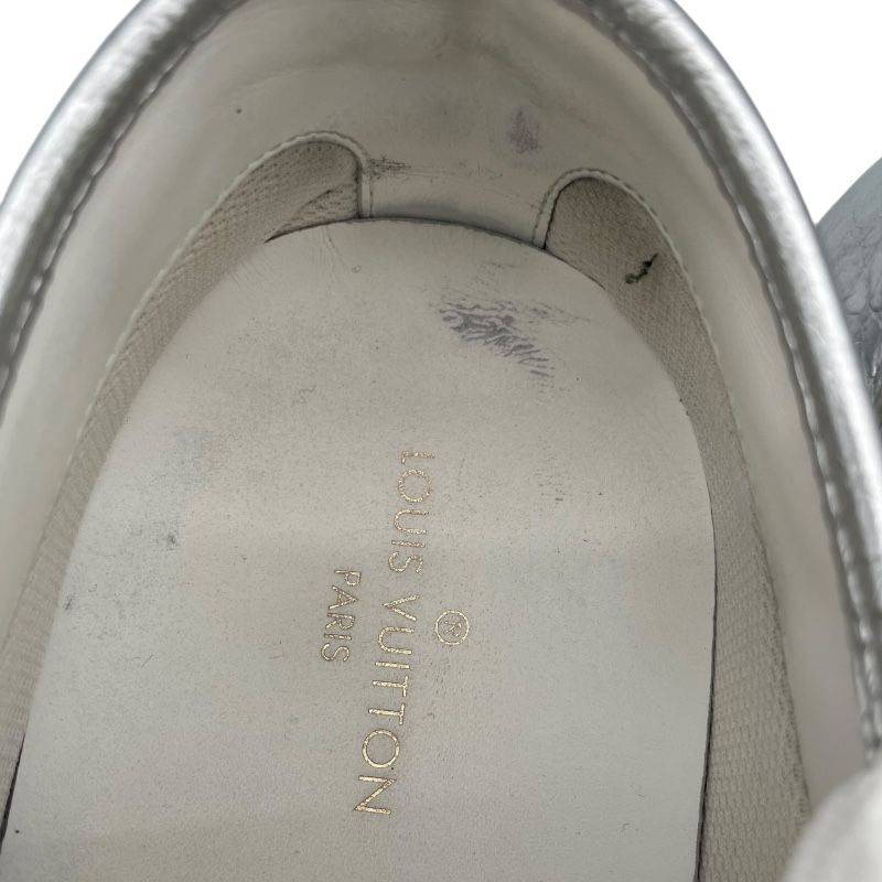 Louis Vuitton Tattoo Line Metallic Low-Cut Sneakers - Silver, UK9.5