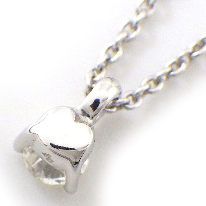 Ponte Vecchio Diamond Necklace 0.10ct in K18 White Gold