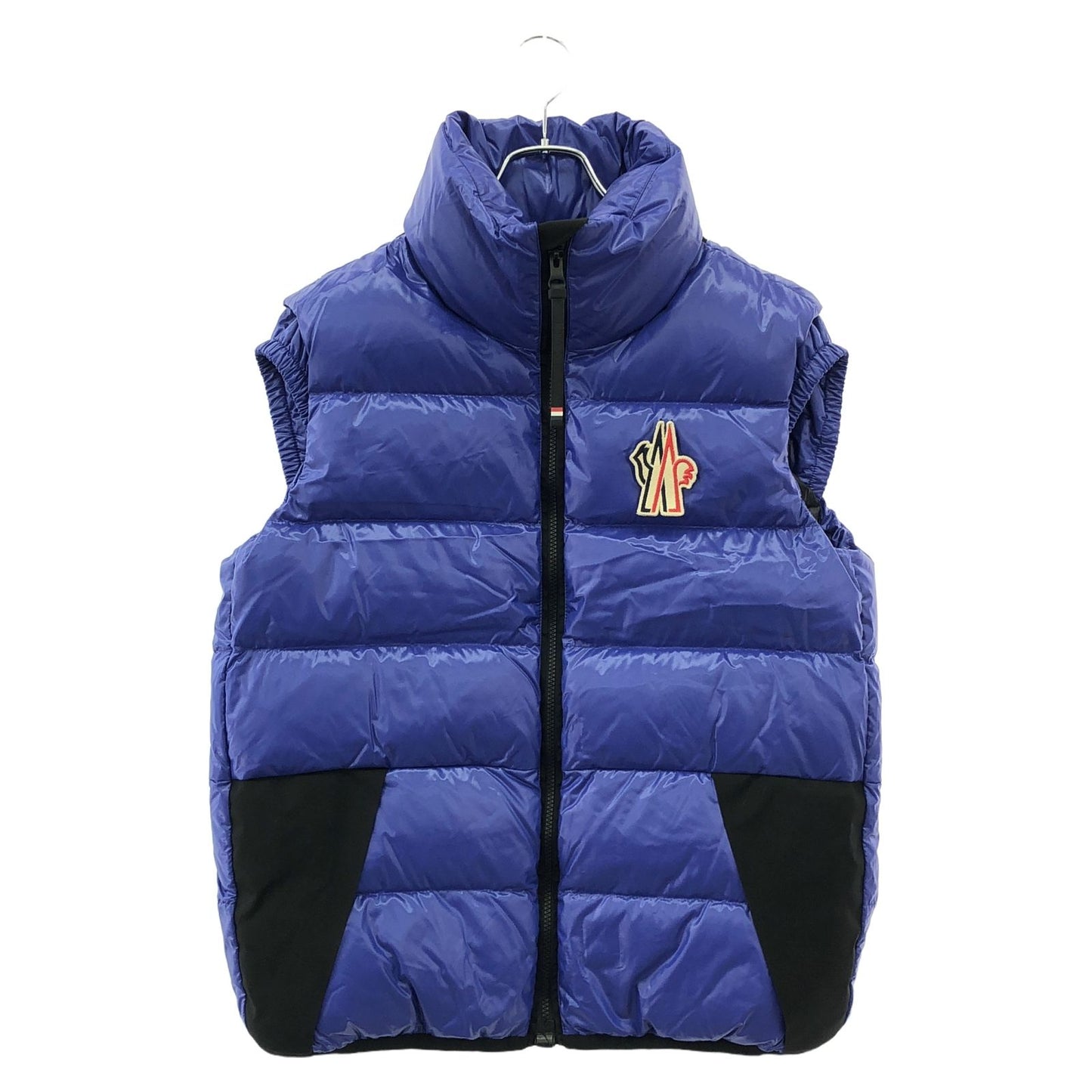 MONCLER Men's Down Vest in Blue - Exquisite Craftsmanship