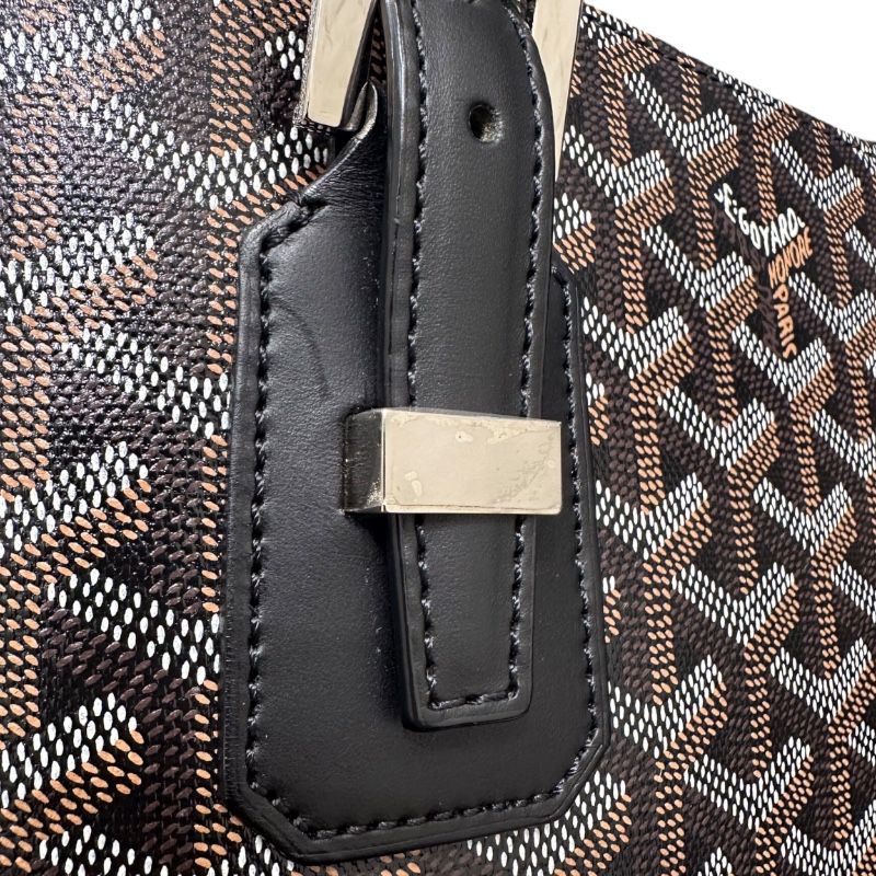 GOYARD Marigallant PM Black PVC Leather Handbag - Timeless Elegance