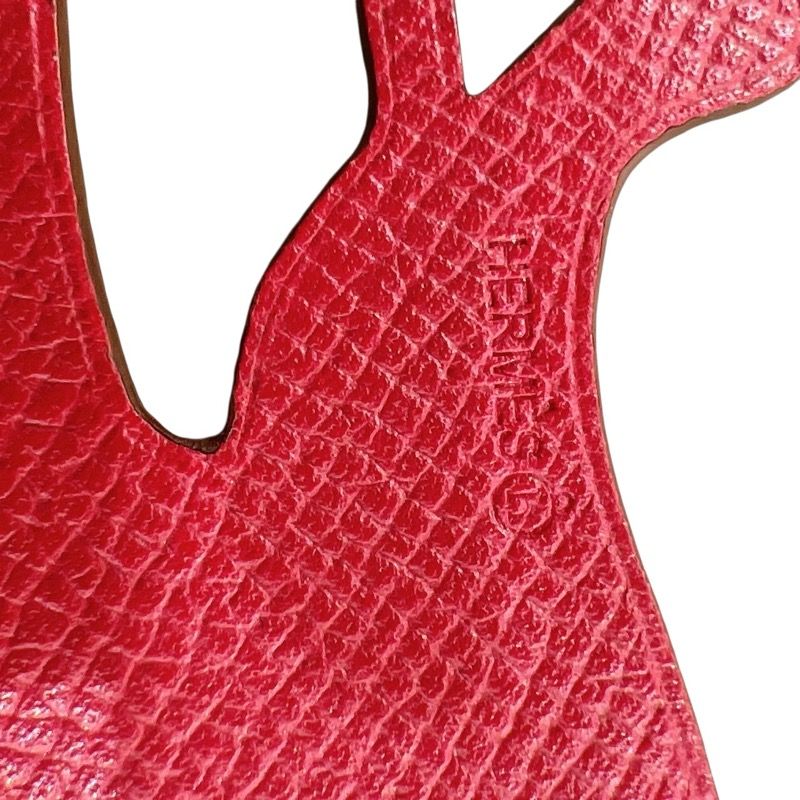 HERMES Petit H Bambi Charm in Grimet Ruby - Exquisite Craftsmanship