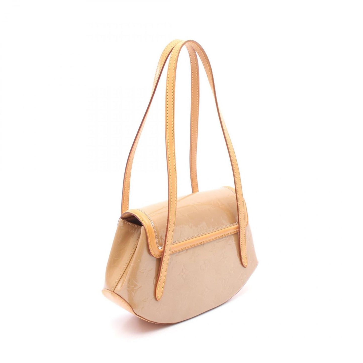 LOUIS VUITTON Biscayne Bay PM Monogram Vernis Peppermint Shoulder Bag