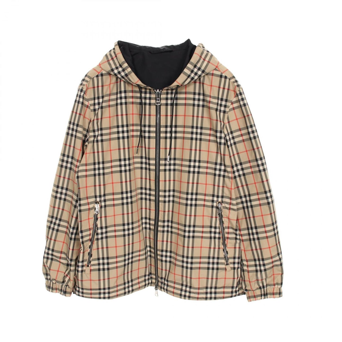 BURBERRY Nova Check Reversible Nylon Jacket - Timeless Elegance