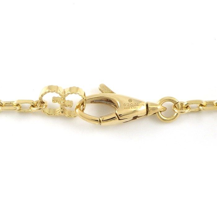 GUCCI GG Running Logo K18YG Bracelet - Exquisite Craftsmanship