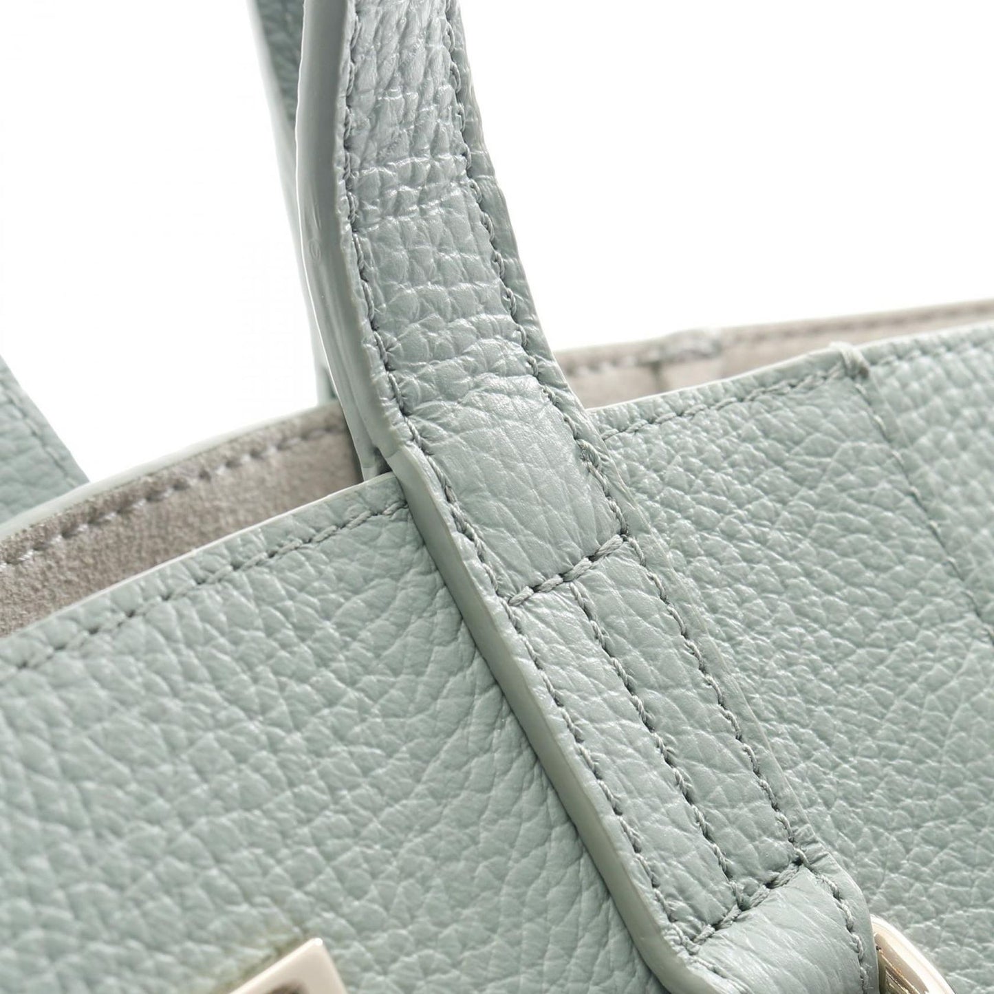 Furla Mint Green Leather Handbag - Elegant & Timeless Design