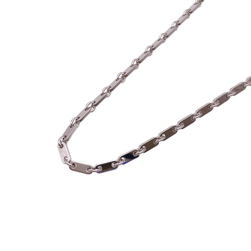 Cartier Figaro Necklace in 18K White Gold - Timeless Elegance