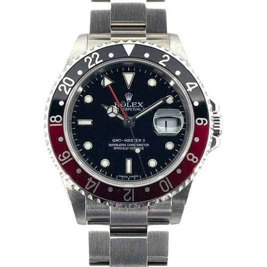 Rolex GMT-Master II Stick Dial 16710 - Black Stainless Steel