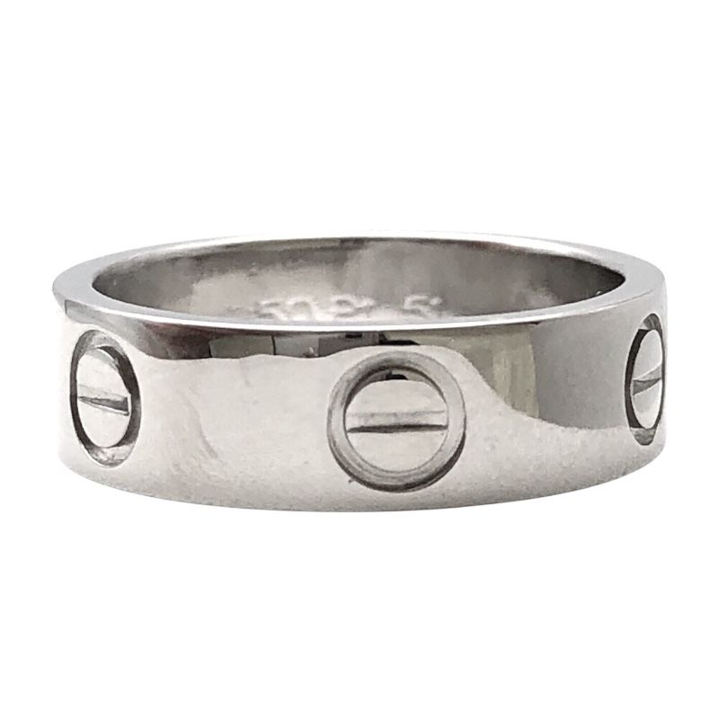 Cartier Love Ring in Platinum Pt950 - Timeless Elegance