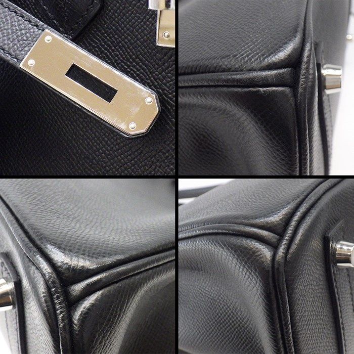 HERMES Birkin 30 Bag - 2020 Y Stamp - Black Epson Leather