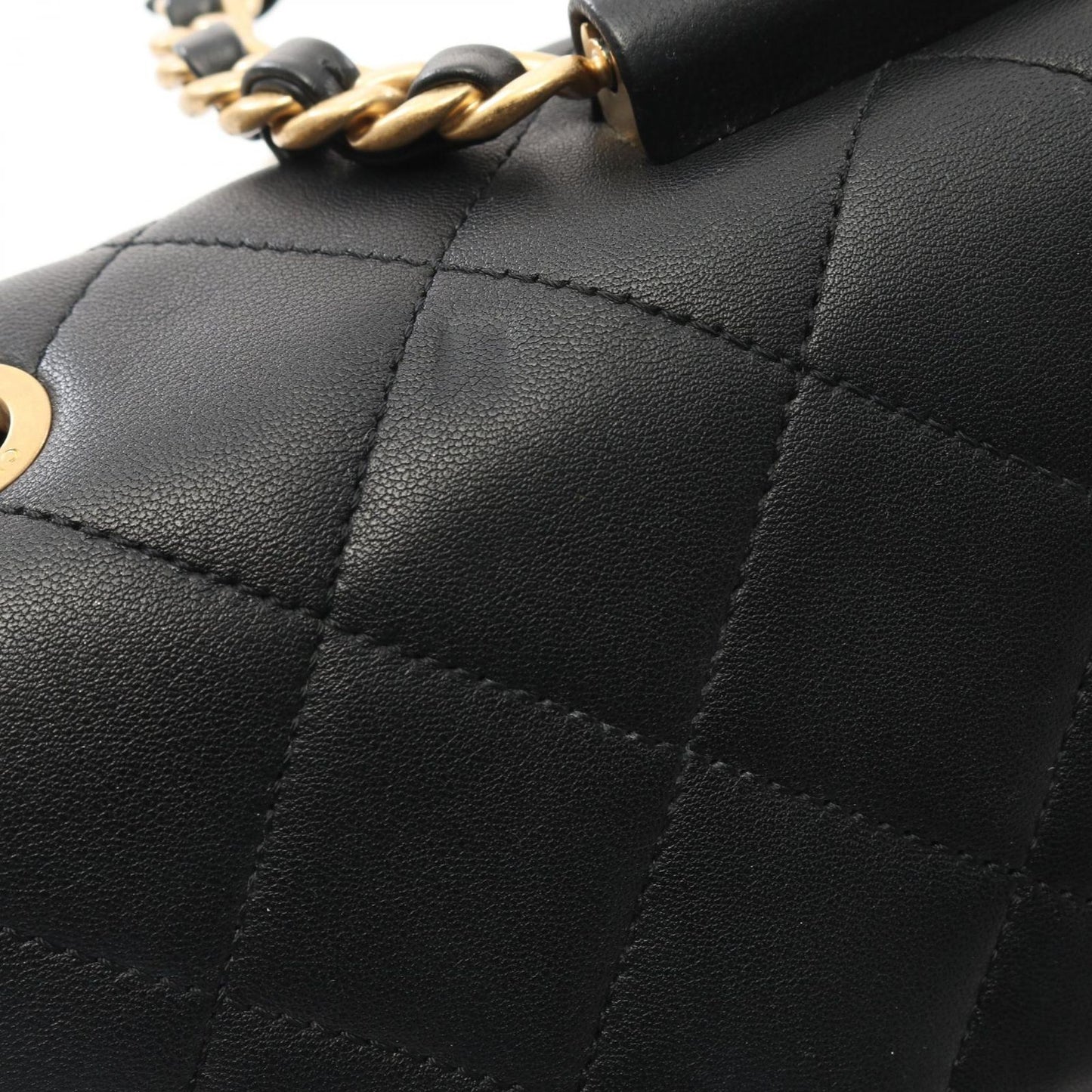 CHANEL Matelassé Shoulder Bag in Black Lambskin - Timeless Elegance