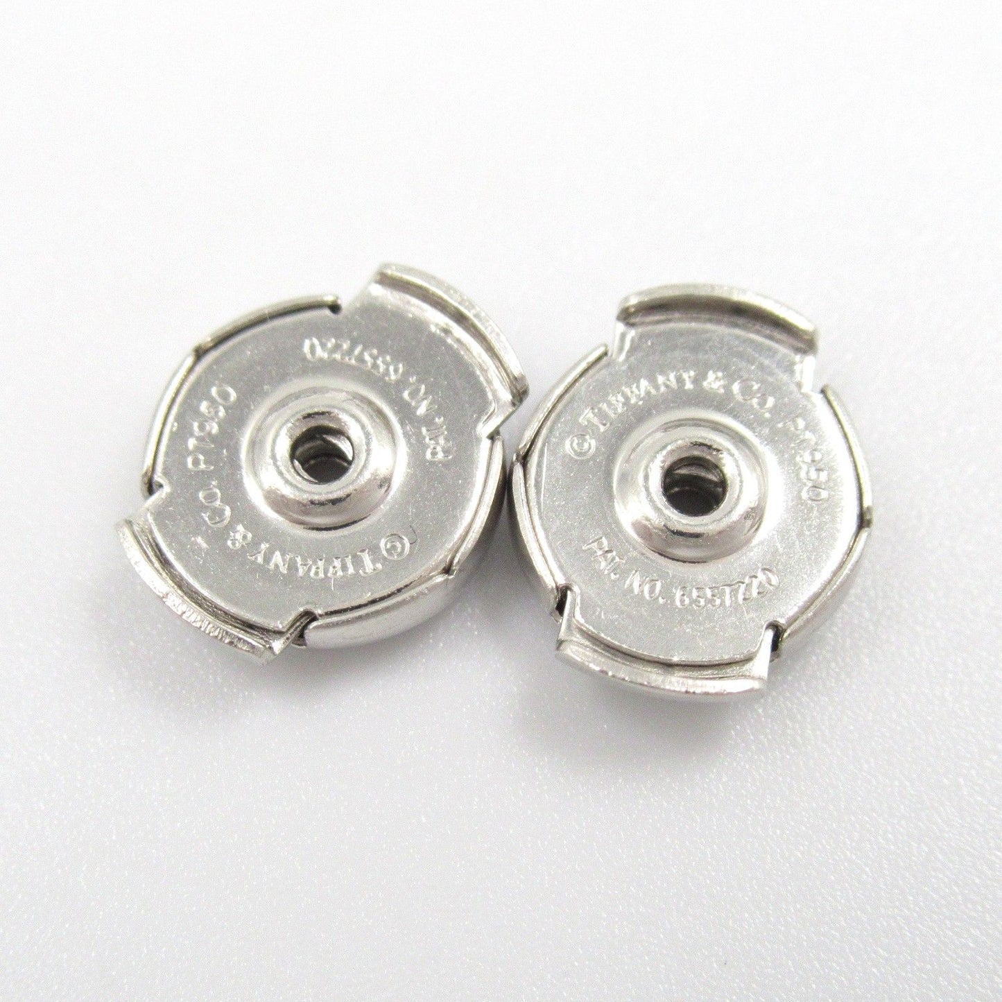 TIFFANY & CO Victoria Mini Diamond Earrings in Platinum