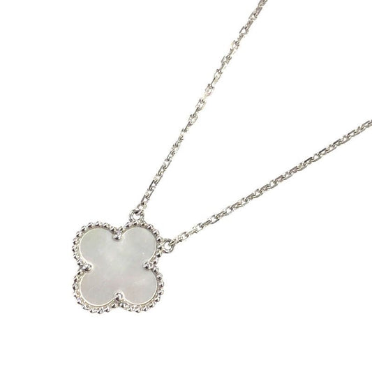 Van Cleef & Arpels Vintage Alhambra Necklace in 750WG & MOP