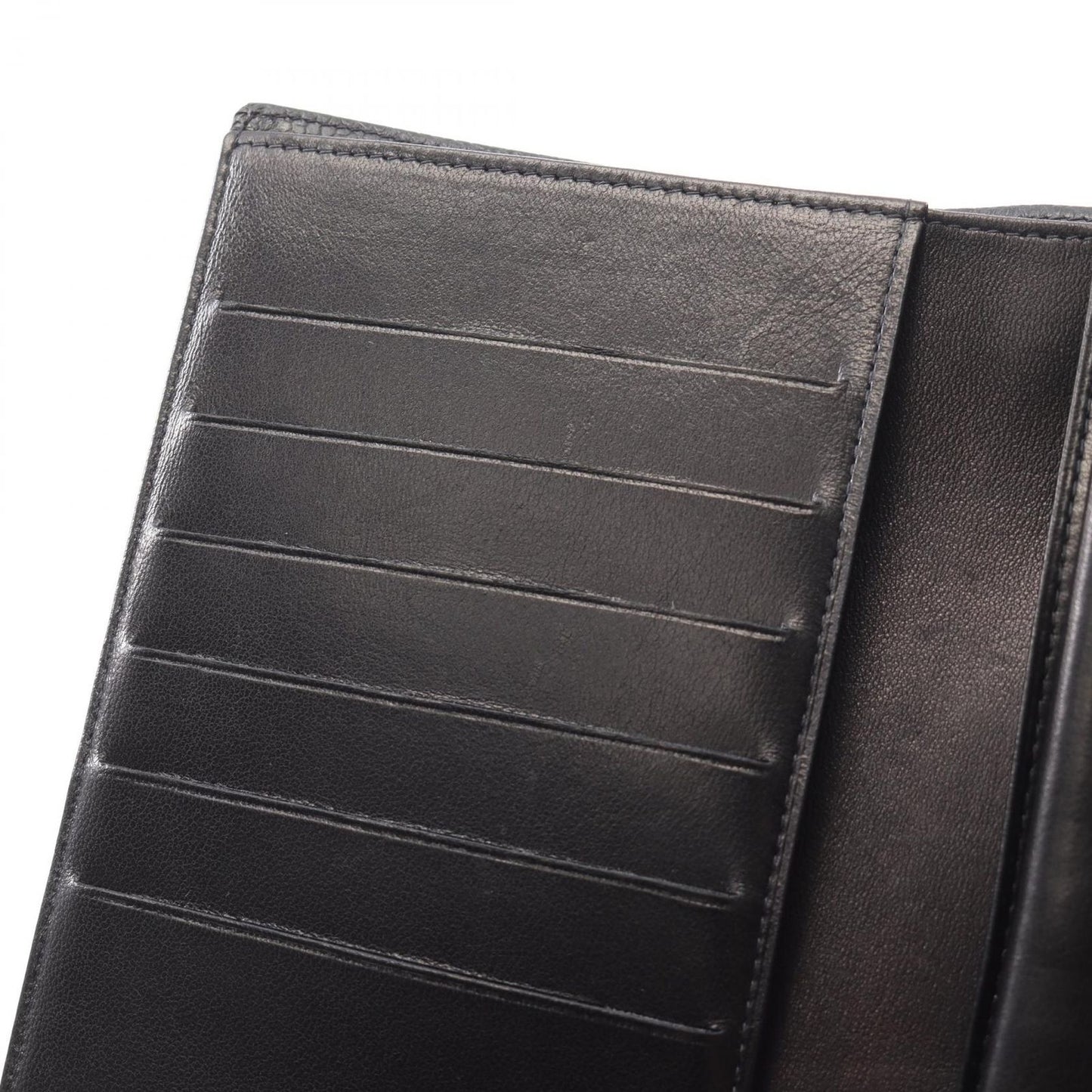 CHANEL Coco Mark Black Leather Wallet - Timeless Elegance