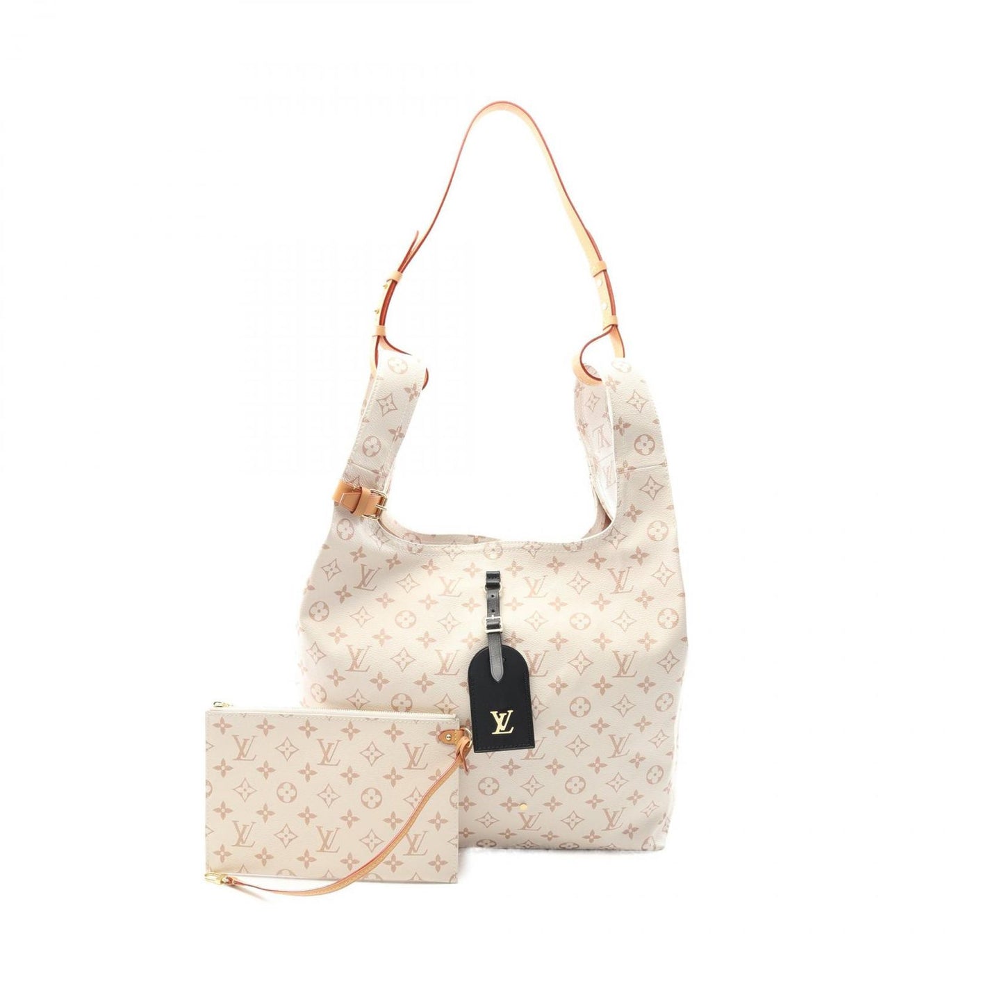 Louis Vuitton Atlantis GM Monogram Dune Tote Bag - White PVC Canvas