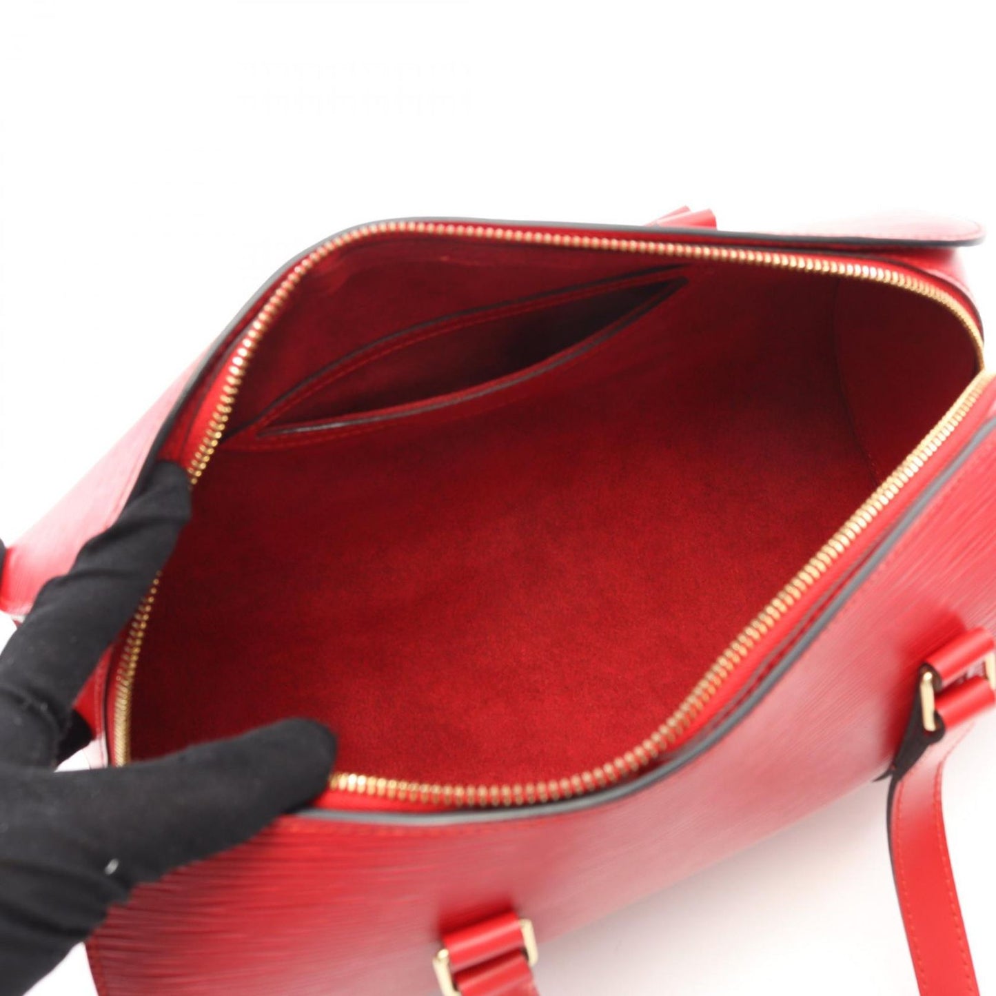 Louis Vuitton Suflo Handbag in Castilian Red - Timeless Elegance