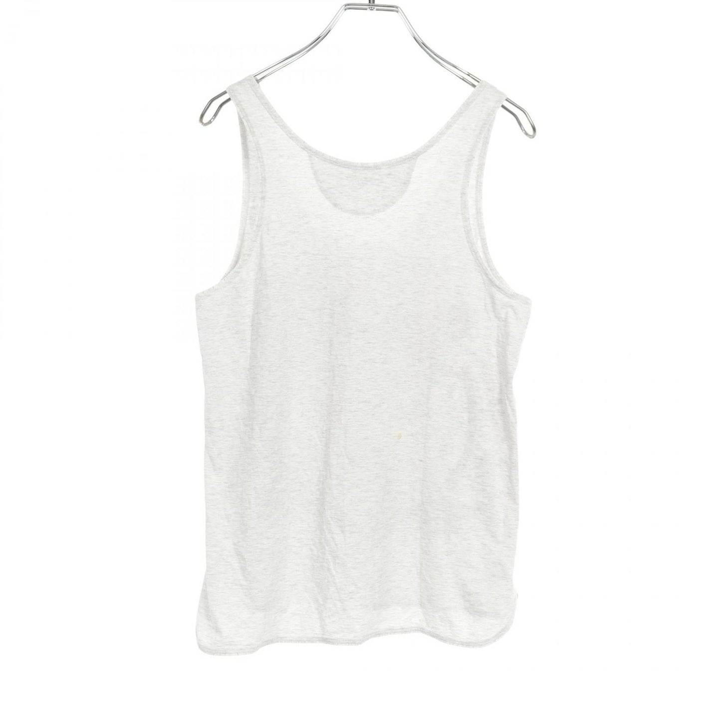 HERMES Grey Cotton Tank Top - Timeless Elegance