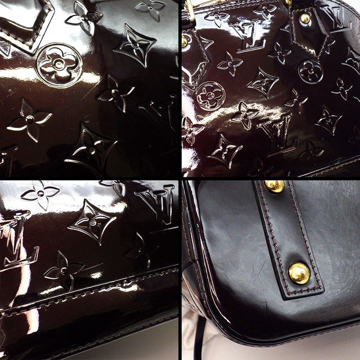 Louis Vuitton Alma BB Amarante Vernis Handbag - Exquisite Craftsmanship