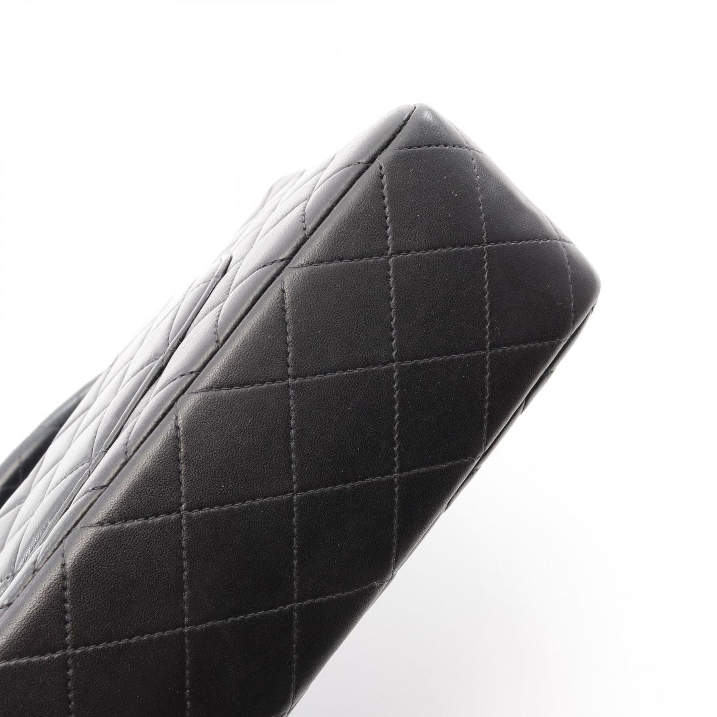 CHANEL Matelassé Handbag in Black Lambskin - Timeless Elegance