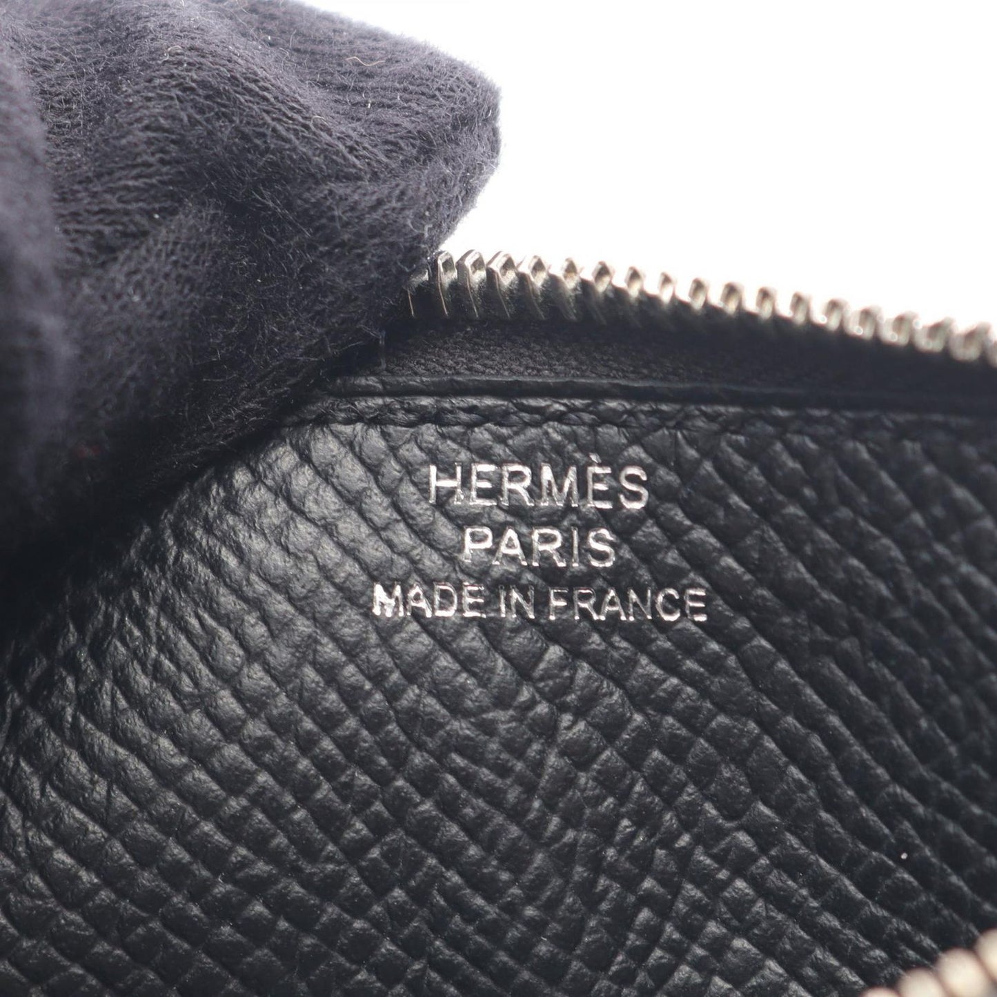 HERMES City Zip Coin Case in Black - Timeless Elegance