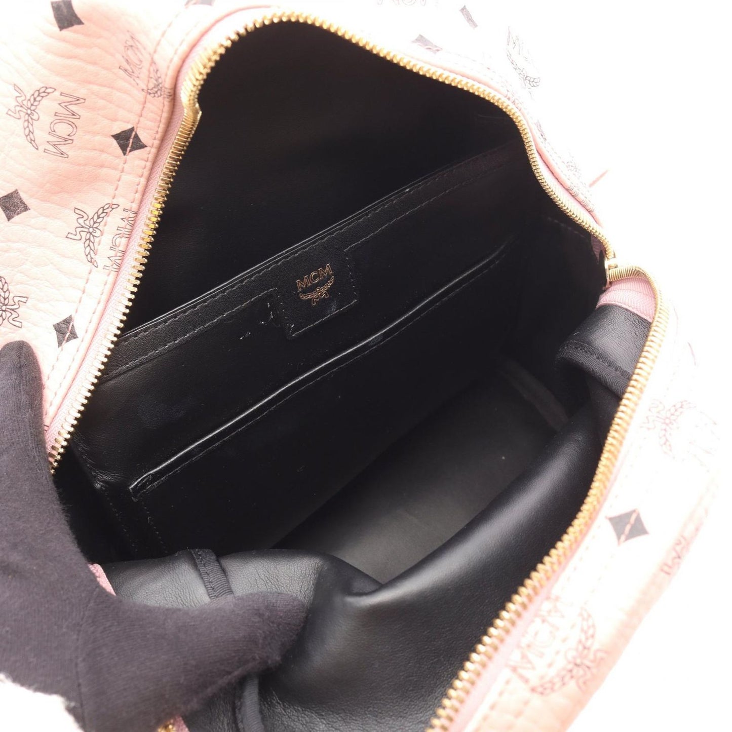 MCM Visetos Pink Leather Backpack - Exquisite Craftsmanship