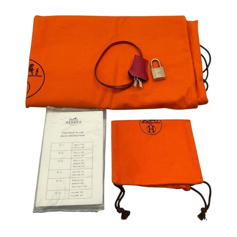 HERMES Birkin 35 Rouge Vif with Silver Hardware - Iconic Luxury Handbag