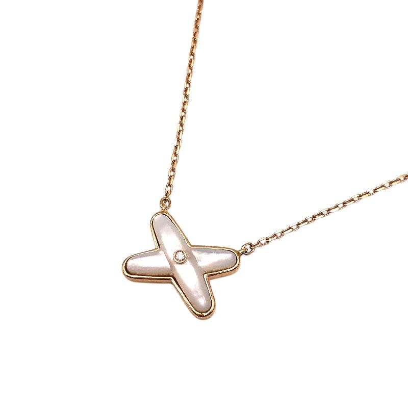 CHAUMET J'adore Necklace in K18 Pink Gold with MOP & Diamond