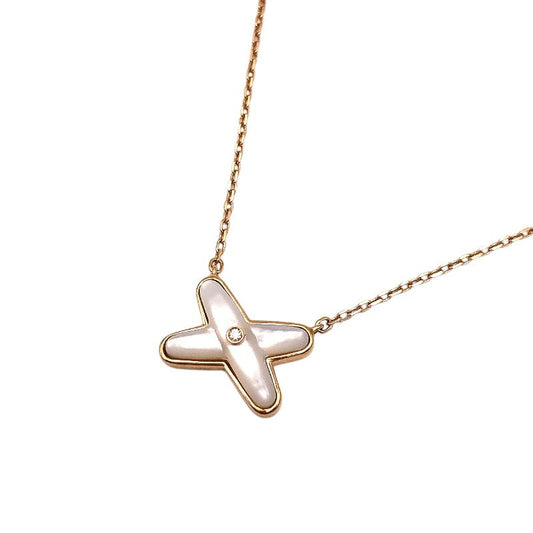 CHAUMET J'adore Necklace in K18 Pink Gold with MOP & Diamond