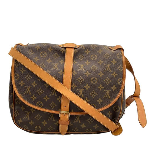 Louis Vuitton Monogram Canvas Soumire 35 Shoulder Bag - Brown