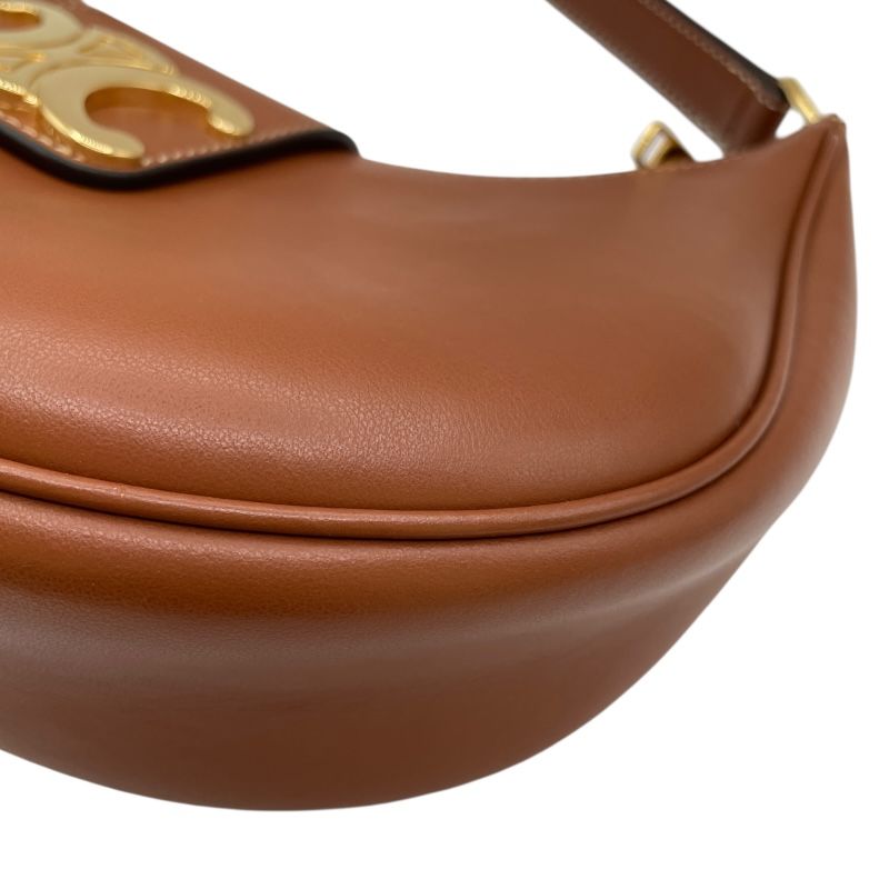 CELINE Medium Ava Beige & Gold Hardware Shoulder Bag