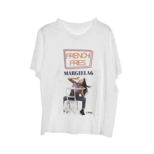 MM6 French Fries Graphic Cotton T-Shirt - White - Size S