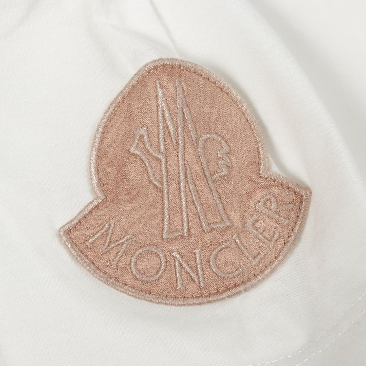 MONCLER White Cotton T-Shirt - Timeless Elegance for Women