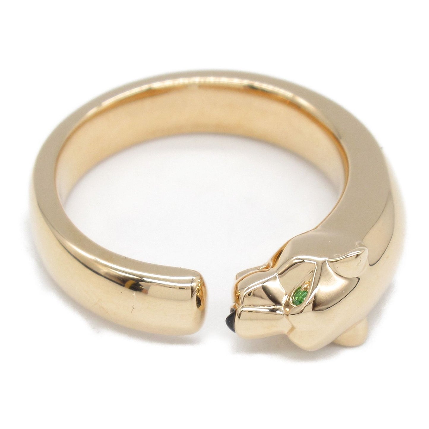 Cartier Panthère Ring with Tsavorite and Onyx in 18K Pink Gold