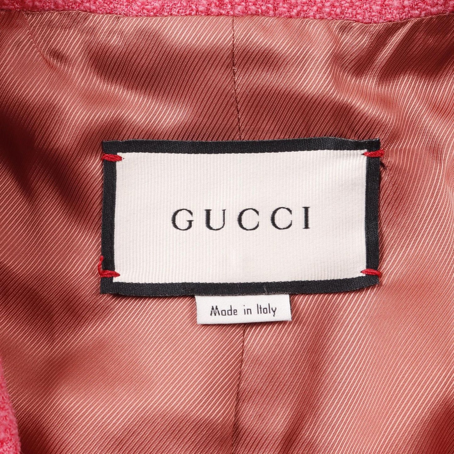 GUCCI Pink Wool & Nylon Jacket - Timeless Elegance