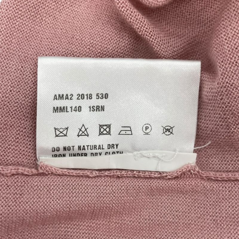 miu miu Love Embroidered Knit Top in Pink - Size 36