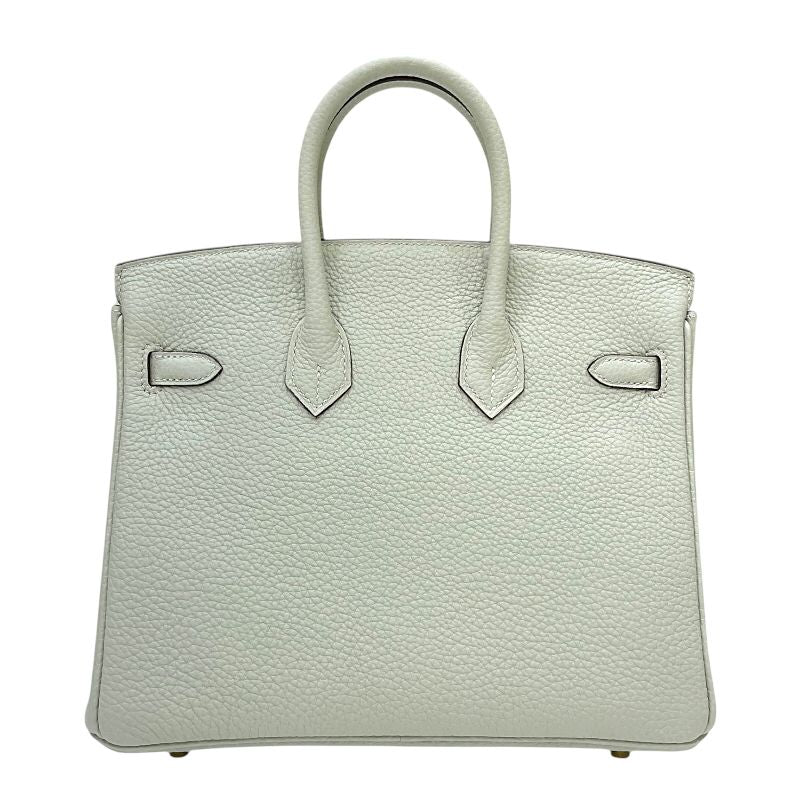 HERMES Birkin 25 B Stamp in Green Vein with Gold Hardware