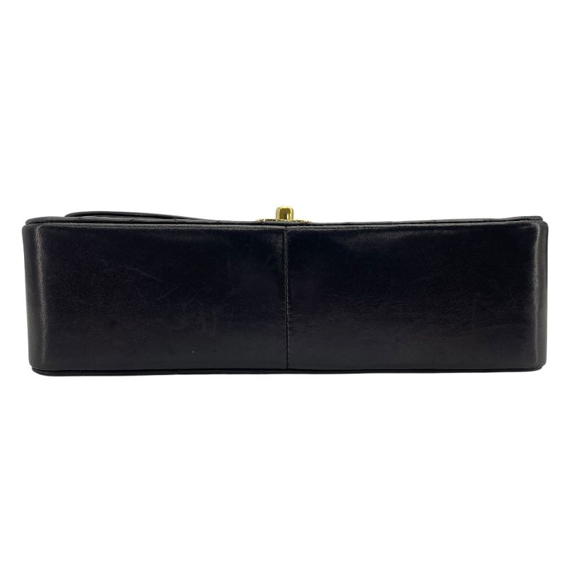 CHANEL Diana 25 Black Lambskin Shoulder Bag with Gold Hardware