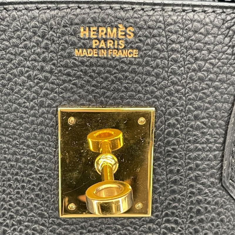 HERMES Birkin 30 Black Togo with Gold Hardware - Timeless Elegance