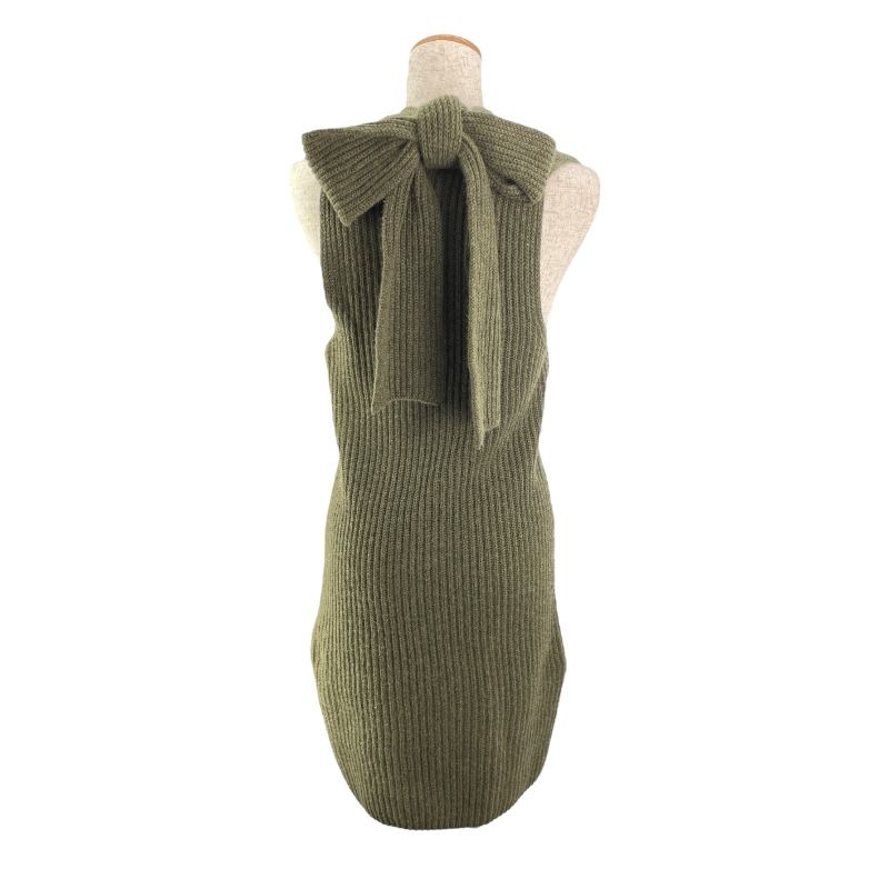 CHANEL Cashmere Knit Dress in Khaki - Timeless Elegance