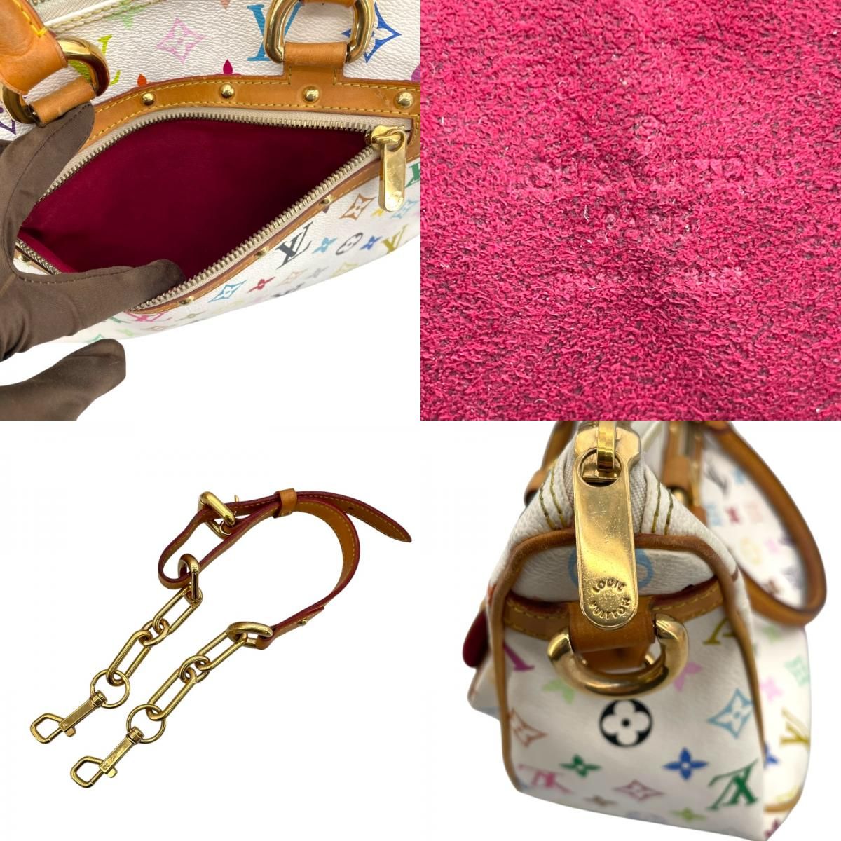 Louis Vuitton Rita M40125 Monogram Multicolor Shoulder Bag - Blush