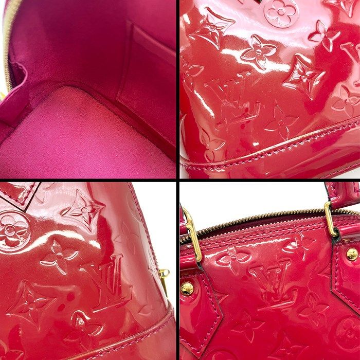 Louis Vuitton Alma BB Handbag in Pommes d'Amour - Exquisite Craftsmanship