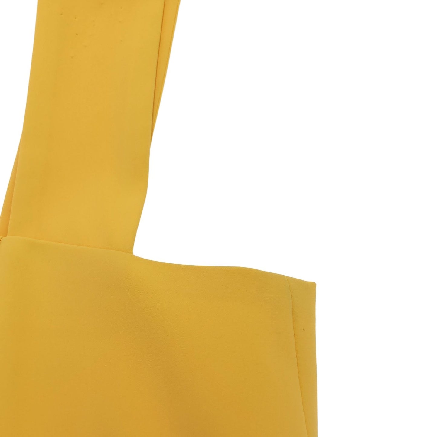 FOXEY NEW YORK Elegant Yellow Strap Dress - Timeless Sophistication