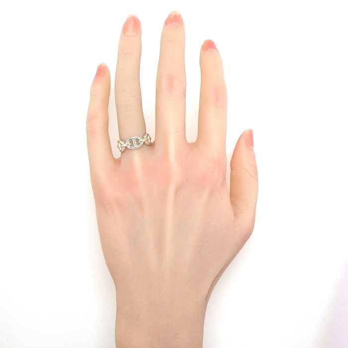 HERMES Chaine d'Ancre PM Ring in Silver 925 - Size 9