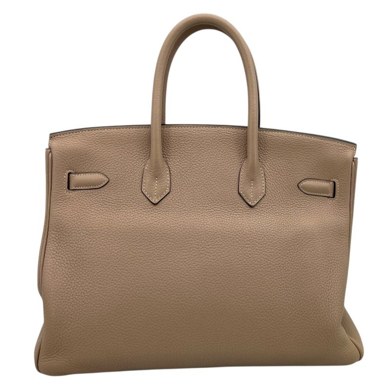 HERMES Birkin 35 in Turtledove Grey with Gold Hardware